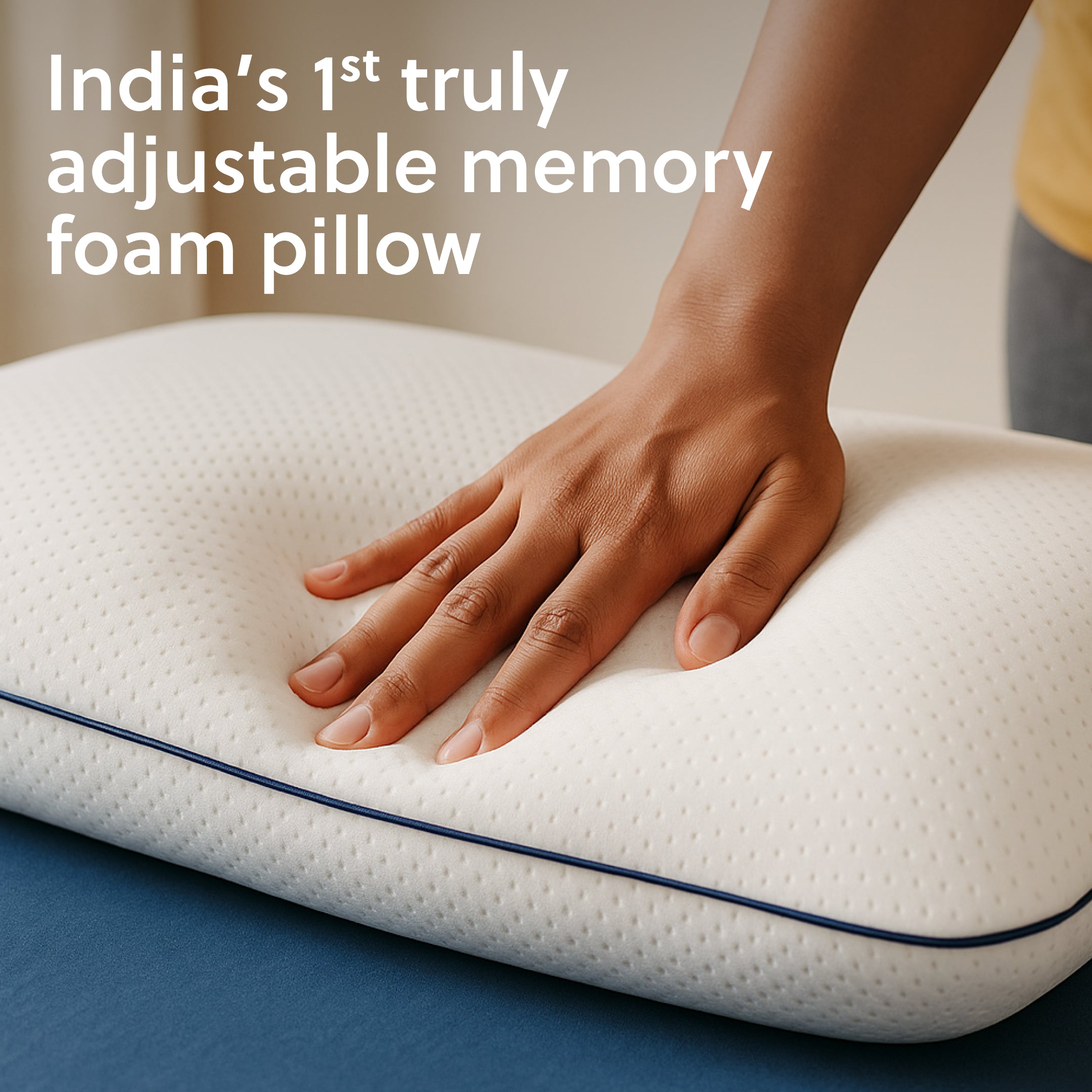Buy Premium Adjustable Memory Foam Pillow Online Flo Mattress