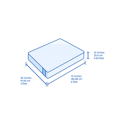 Flo Mattress 10inch Ortho