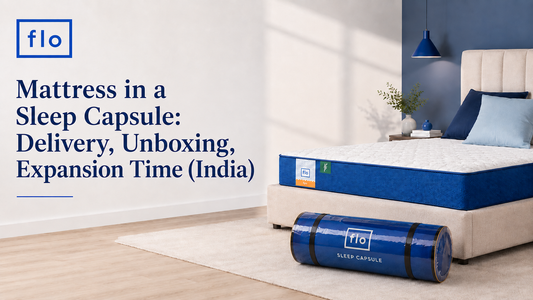 Mattress in a Sleep Capsule: Delivery, Unboxing, Expansion Time (India)
