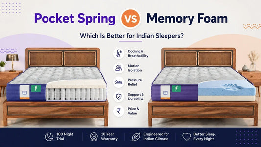 Pocket Spring vs Memory Foam: Key Differences and What to Consider Before Buying