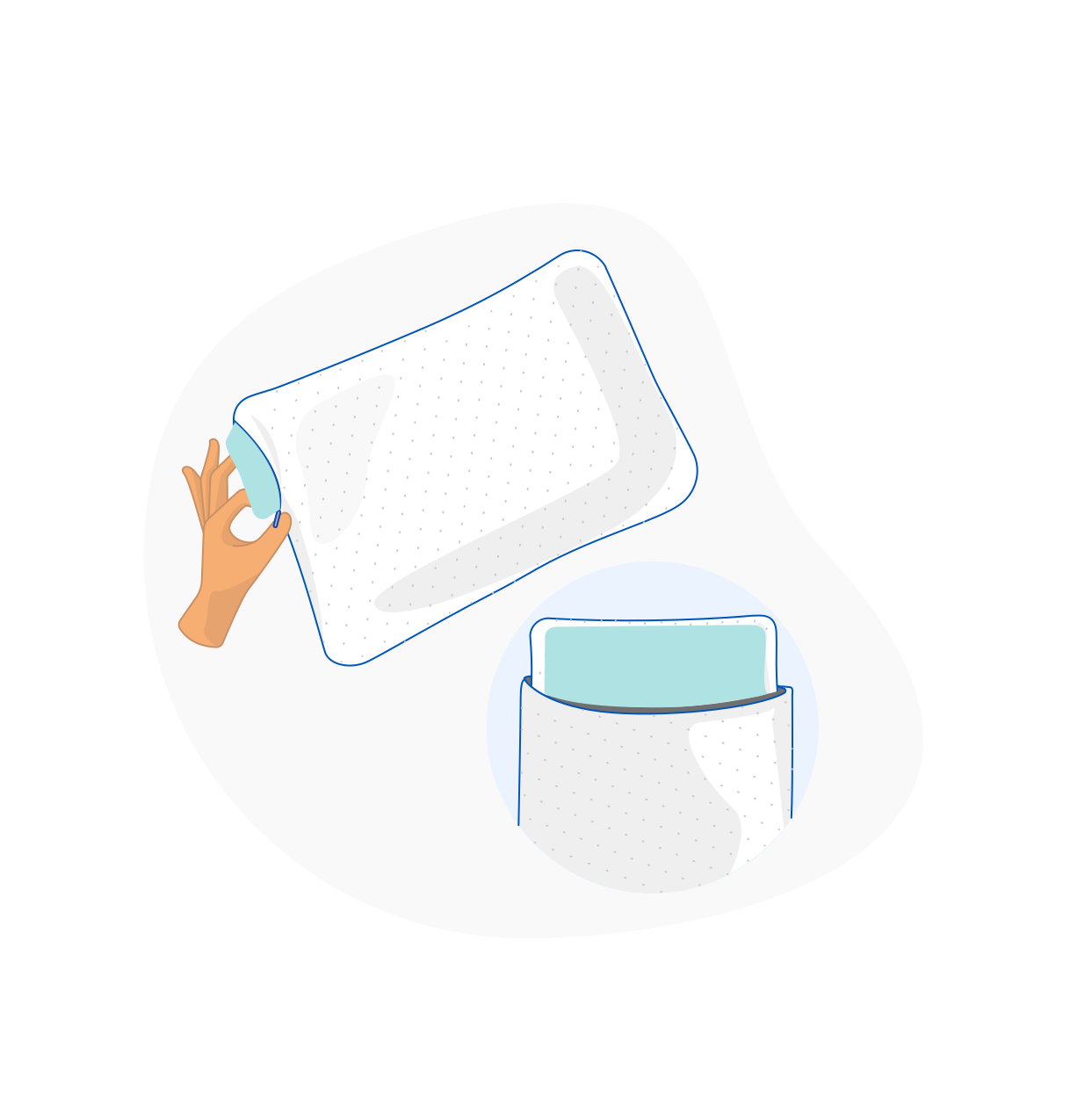 Now that you've found your ideal size, zip the inner cover and put the pillow back into the cover