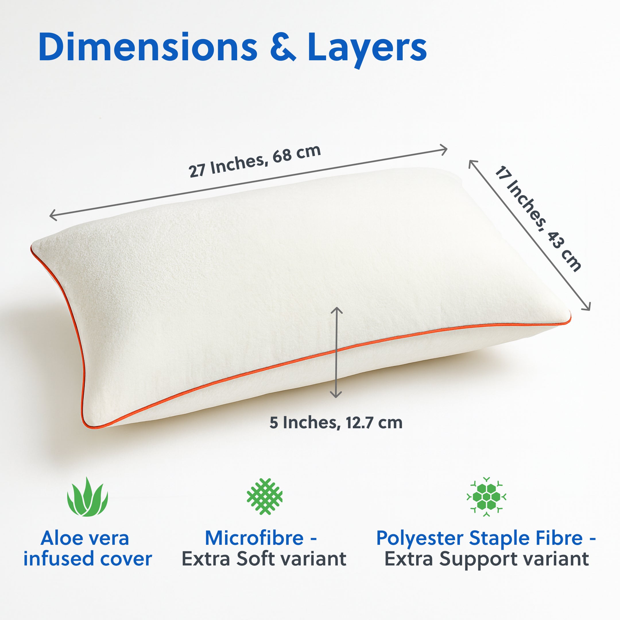 Flo Adjustable Pillow (Fibre)