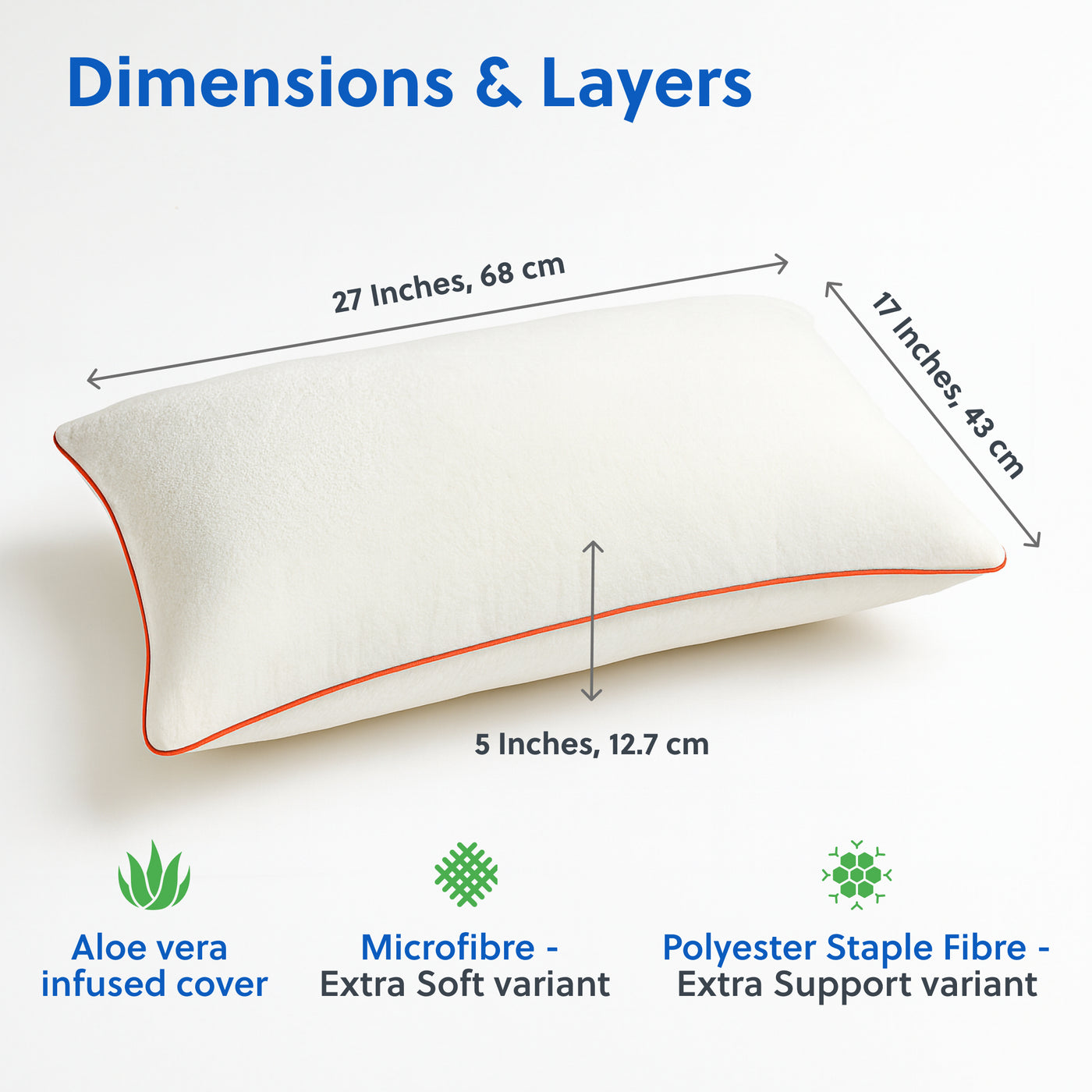 Flo Adjustable Pillow (Fibre)