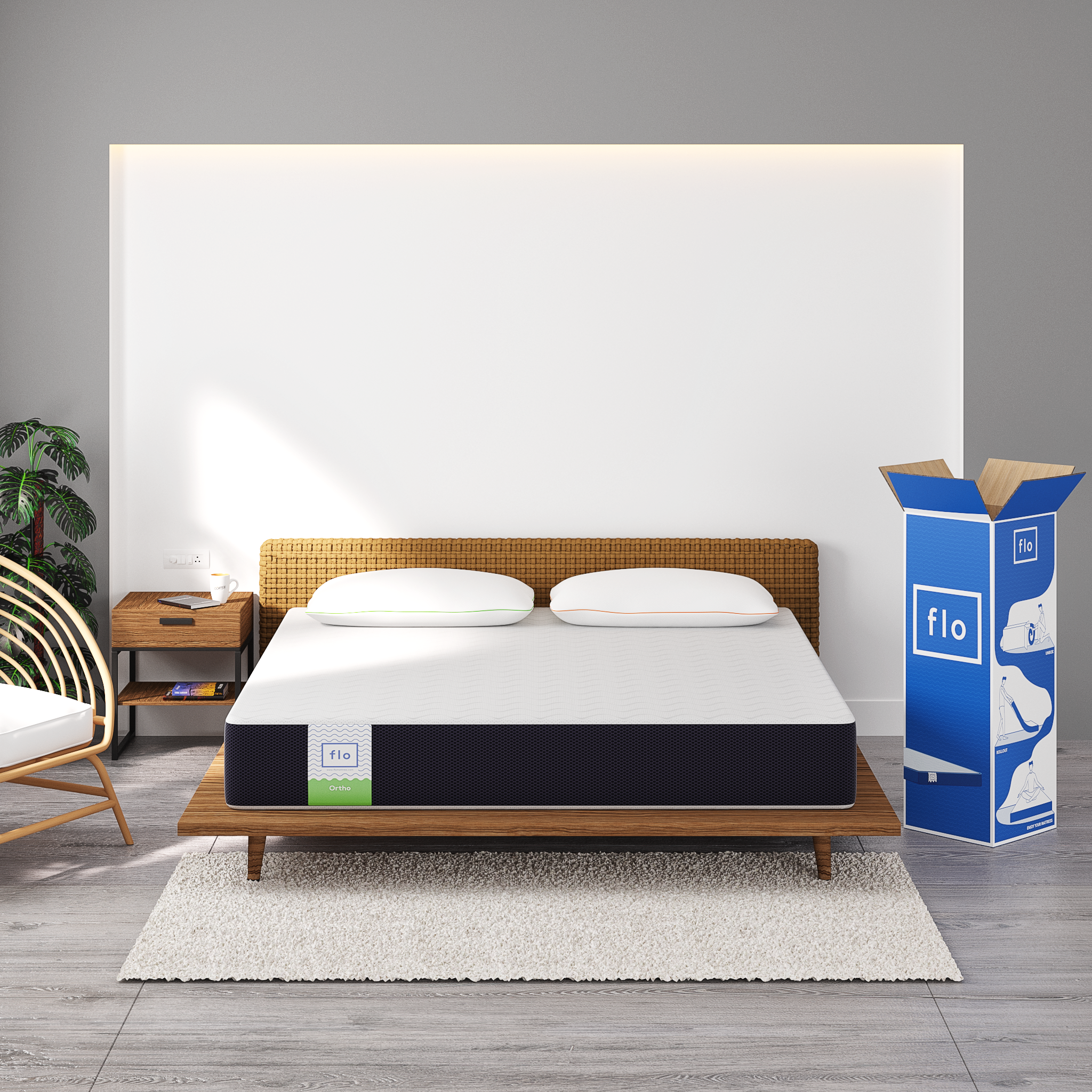 Orthopedic mattress discount double size